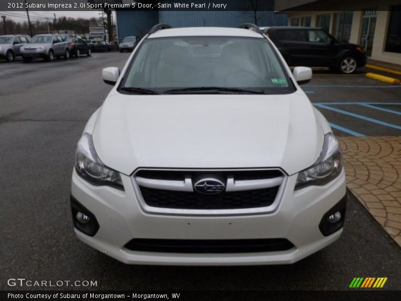 Satin White Pearl / Ivory 2012 Subaru Impreza 2.0i Sport Premium 5 Door