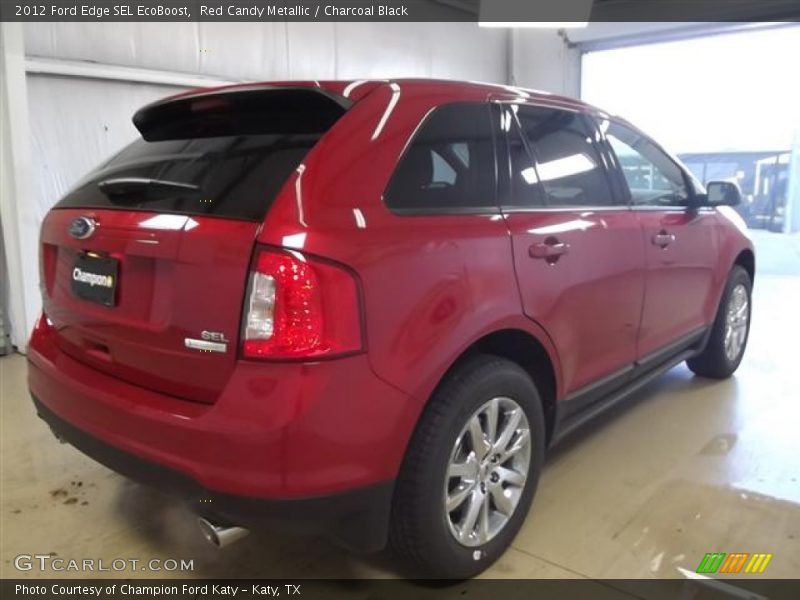 Red Candy Metallic / Charcoal Black 2012 Ford Edge SEL EcoBoost
