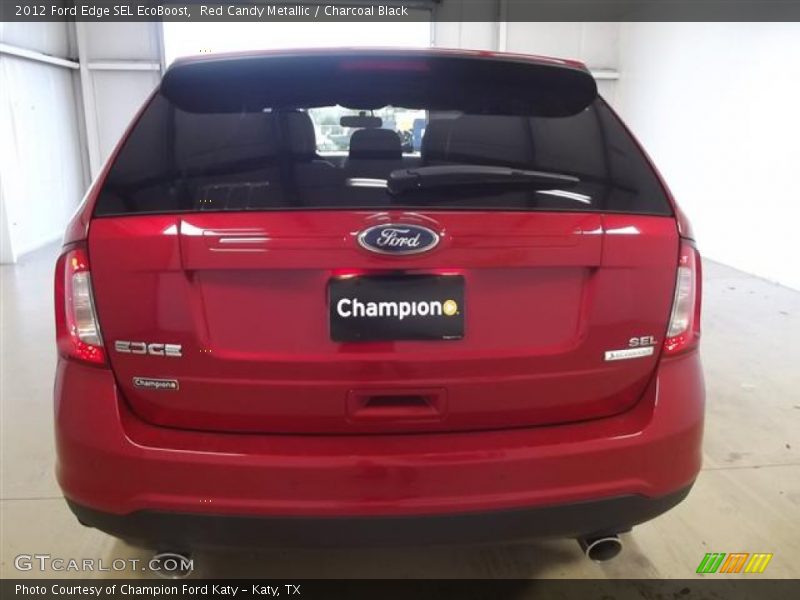 Red Candy Metallic / Charcoal Black 2012 Ford Edge SEL EcoBoost