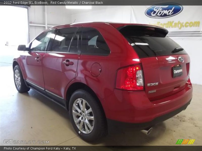 Red Candy Metallic / Charcoal Black 2012 Ford Edge SEL EcoBoost