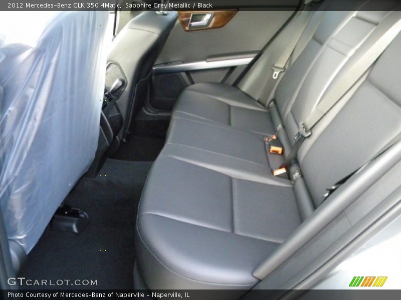Sapphire Grey Metallic / Black 2012 Mercedes-Benz GLK 350 4Matic