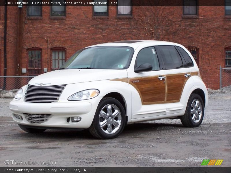 Stone White / Taupe/Pearl Beige 2003 Chrysler PT Cruiser Limited