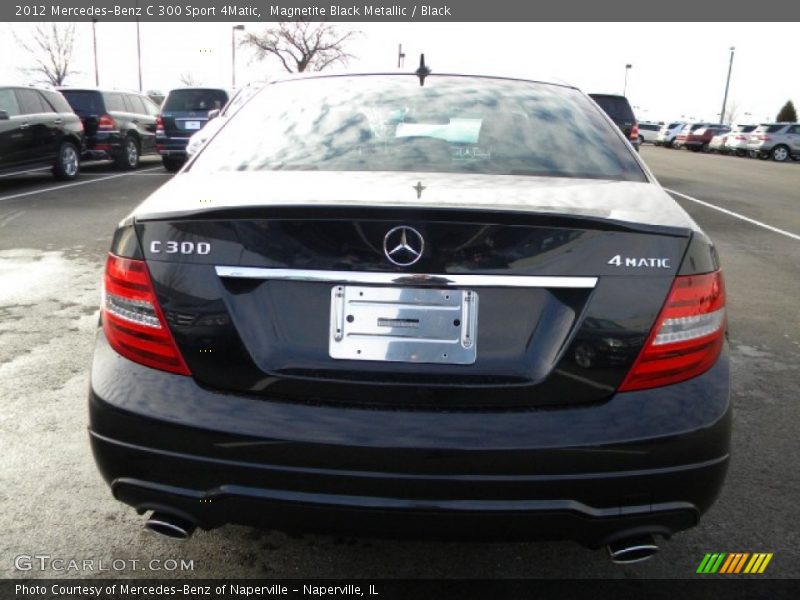 Magnetite Black Metallic / Black 2012 Mercedes-Benz C 300 Sport 4Matic