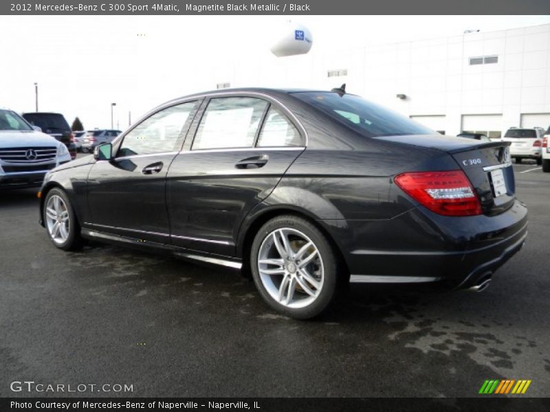Magnetite Black Metallic / Black 2012 Mercedes-Benz C 300 Sport 4Matic