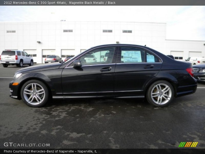 Magnetite Black Metallic / Black 2012 Mercedes-Benz C 300 Sport 4Matic