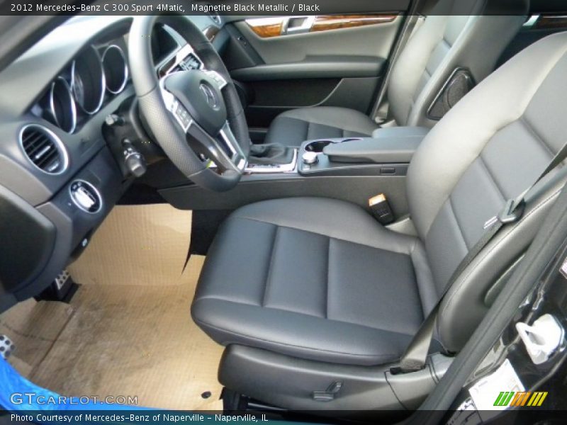 Magnetite Black Metallic / Black 2012 Mercedes-Benz C 300 Sport 4Matic