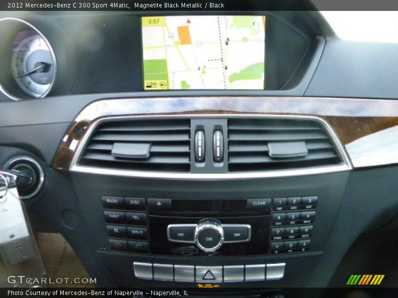 Magnetite Black Metallic / Black 2012 Mercedes-Benz C 300 Sport 4Matic