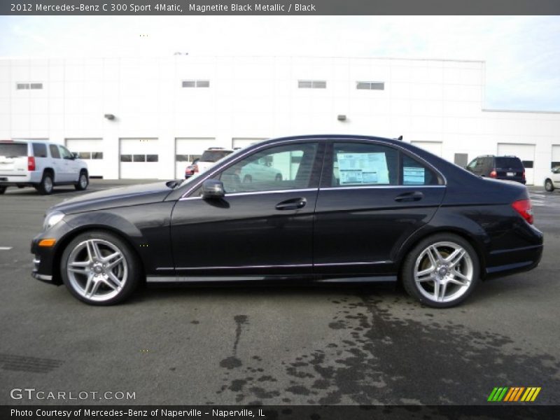 Magnetite Black Metallic / Black 2012 Mercedes-Benz C 300 Sport 4Matic