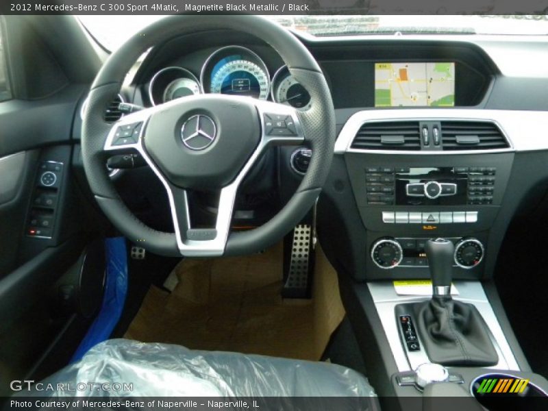 Magnetite Black Metallic / Black 2012 Mercedes-Benz C 300 Sport 4Matic