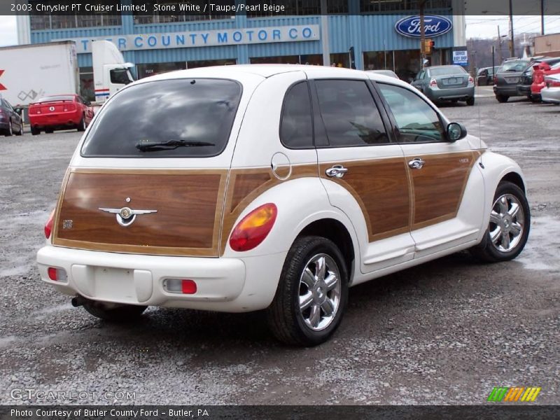 Stone White / Taupe/Pearl Beige 2003 Chrysler PT Cruiser Limited