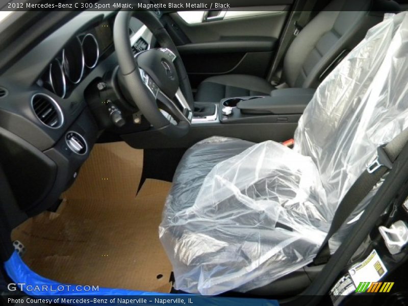 Magnetite Black Metallic / Black 2012 Mercedes-Benz C 300 Sport 4Matic