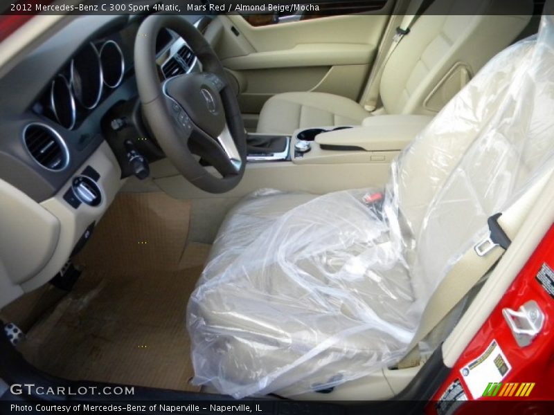 Mars Red / Almond Beige/Mocha 2012 Mercedes-Benz C 300 Sport 4Matic