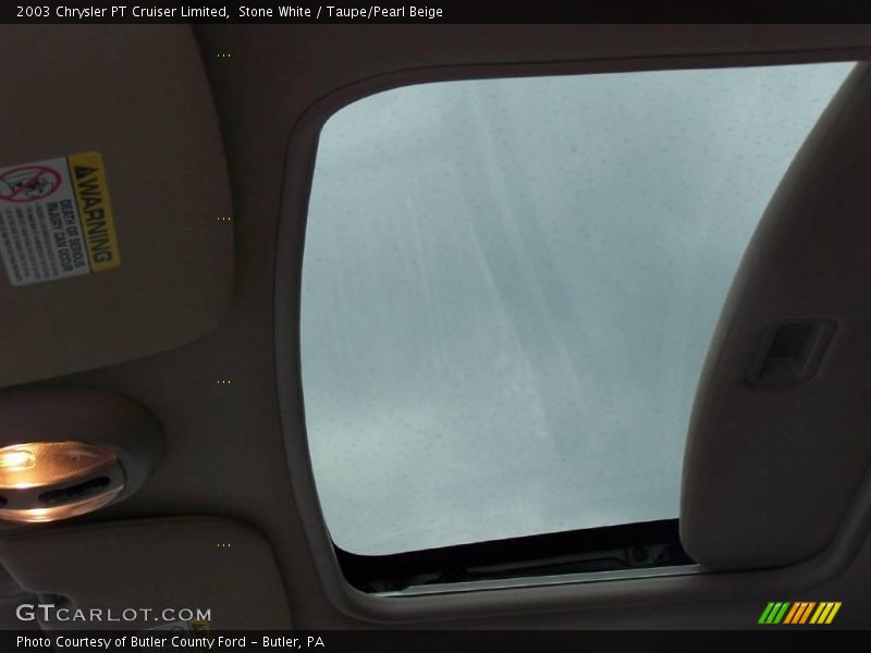 Stone White / Taupe/Pearl Beige 2003 Chrysler PT Cruiser Limited