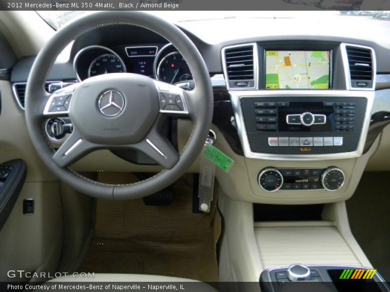 Black / Almond Beige 2012 Mercedes-Benz ML 350 4Matic