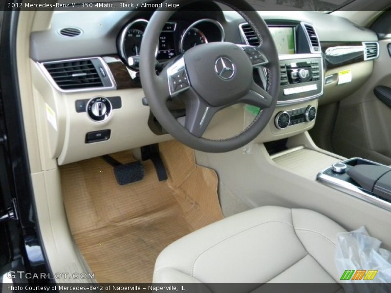 Black / Almond Beige 2012 Mercedes-Benz ML 350 4Matic