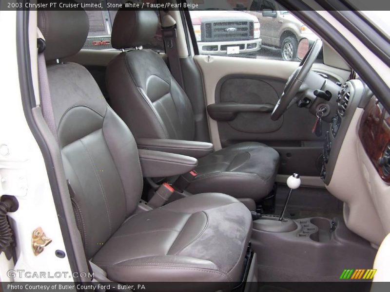 Stone White / Taupe/Pearl Beige 2003 Chrysler PT Cruiser Limited