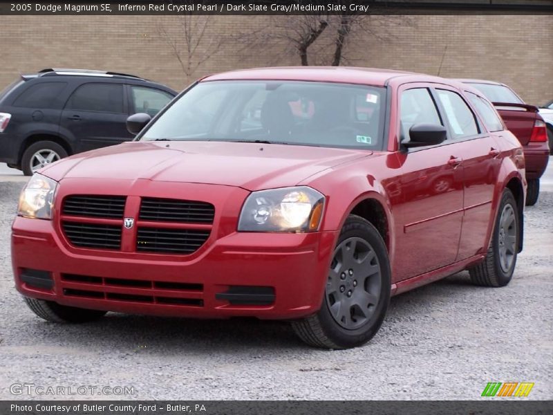 Inferno Red Crystal Pearl / Dark Slate Gray/Medium Slate Gray 2005 Dodge Magnum SE