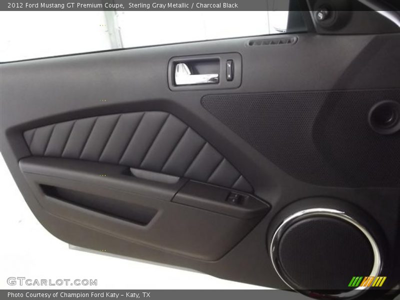 Sterling Gray Metallic / Charcoal Black 2012 Ford Mustang GT Premium Coupe