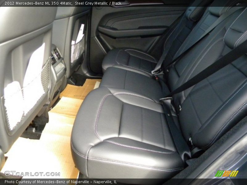 Steel Grey Metallic / Black 2012 Mercedes-Benz ML 350 4Matic