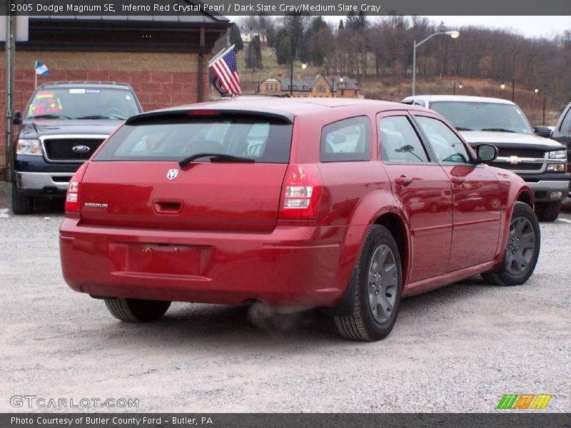 Inferno Red Crystal Pearl / Dark Slate Gray/Medium Slate Gray 2005 Dodge Magnum SE