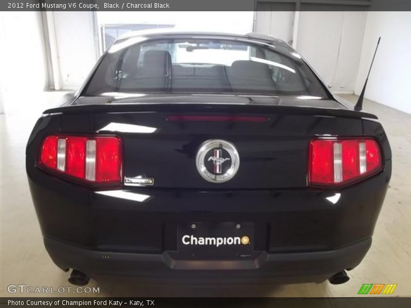 Black / Charcoal Black 2012 Ford Mustang V6 Coupe