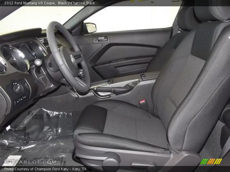 Black / Charcoal Black 2012 Ford Mustang V6 Coupe