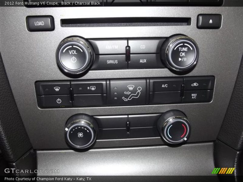 Black / Charcoal Black 2012 Ford Mustang V6 Coupe