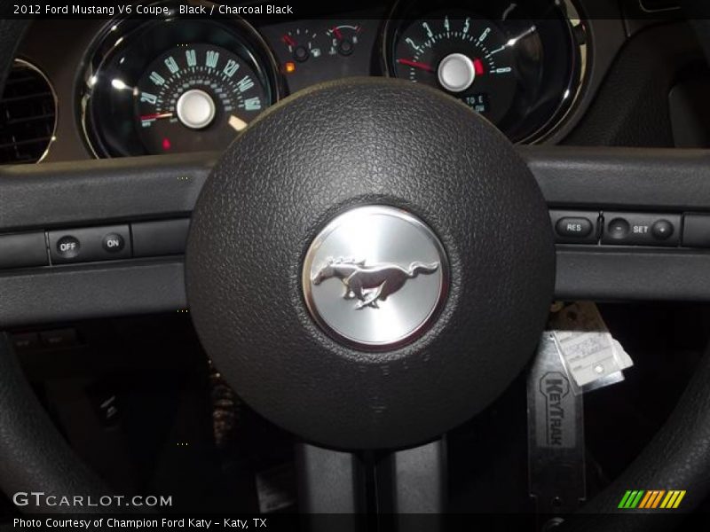 Black / Charcoal Black 2012 Ford Mustang V6 Coupe
