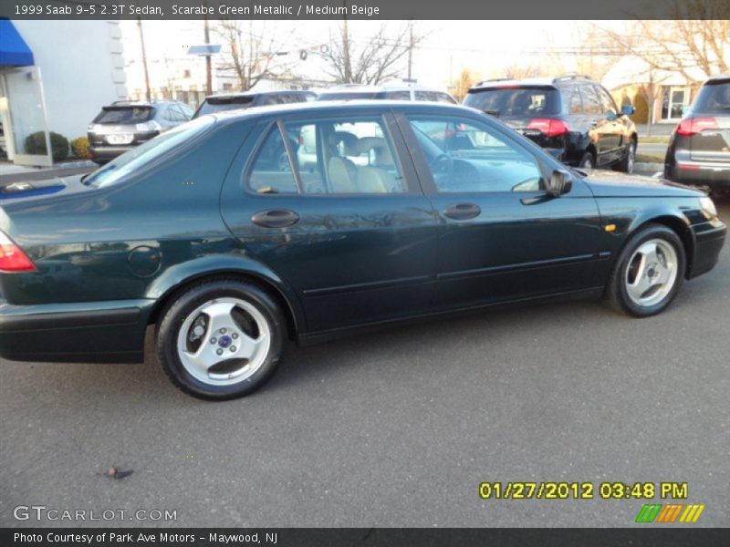 Scarabe Green Metallic / Medium Beige 1999 Saab 9-5 2.3T Sedan