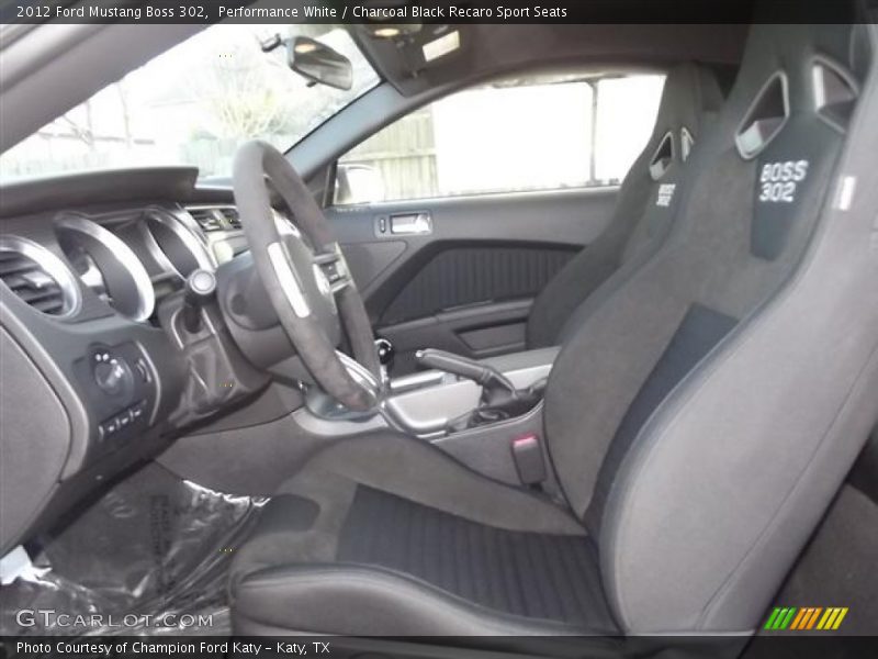  2012 Mustang Boss 302 Charcoal Black Recaro Sport Seats Interior