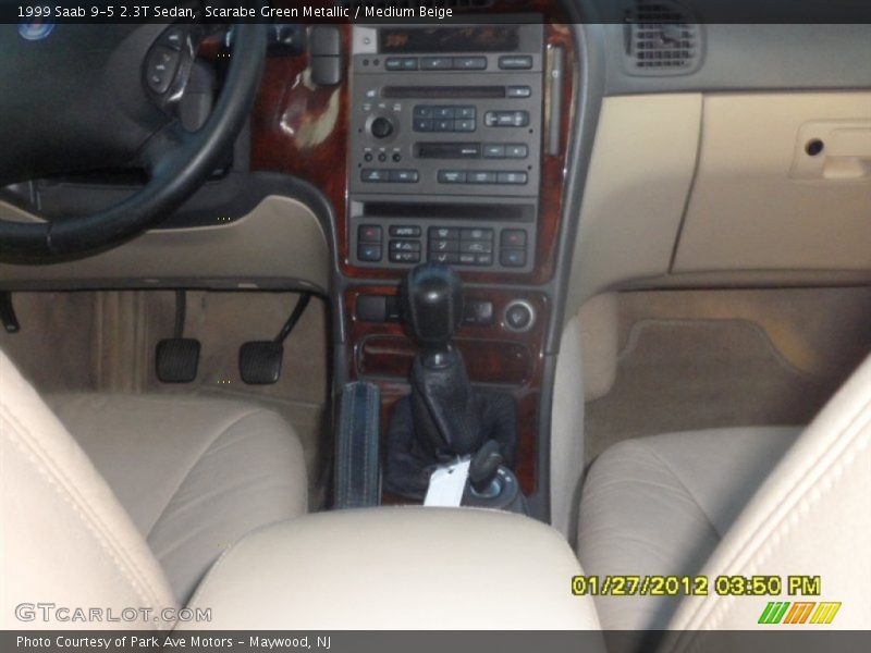 Scarabe Green Metallic / Medium Beige 1999 Saab 9-5 2.3T Sedan