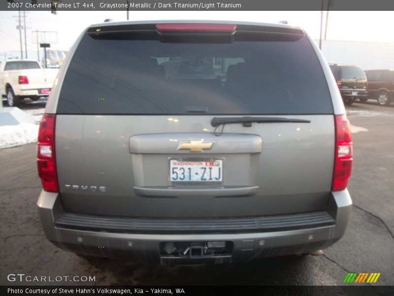 Graystone Metallic / Dark Titanium/Light Titanium 2007 Chevrolet Tahoe LT 4x4