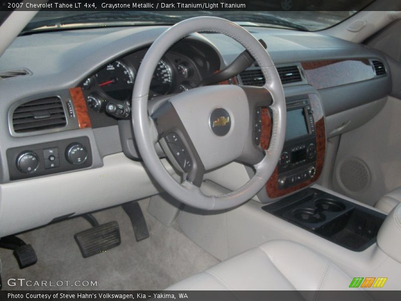 Graystone Metallic / Dark Titanium/Light Titanium 2007 Chevrolet Tahoe LT 4x4