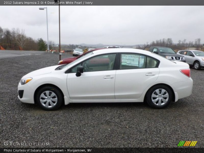  2012 Impreza 2.0i 4 Door Satin White Pearl