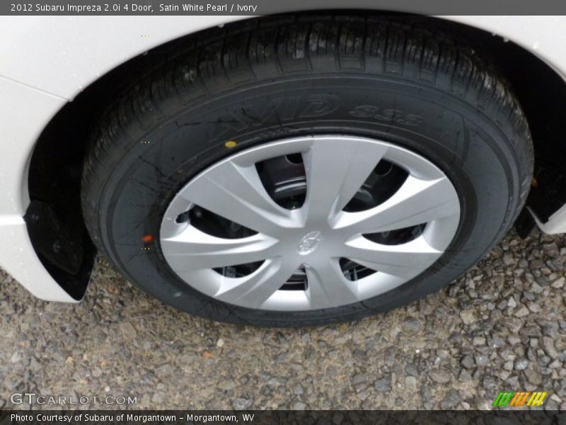 Satin White Pearl / Ivory 2012 Subaru Impreza 2.0i 4 Door