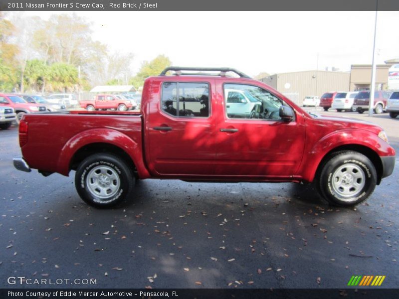 Red Brick / Steel 2011 Nissan Frontier S Crew Cab