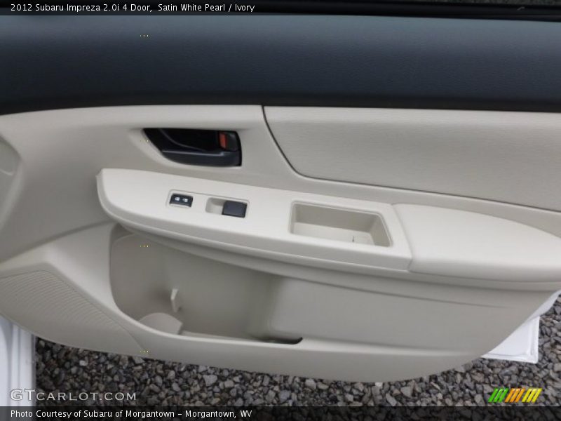 Satin White Pearl / Ivory 2012 Subaru Impreza 2.0i 4 Door