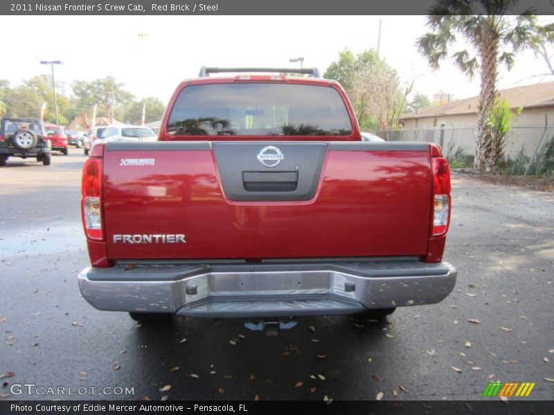 Red Brick / Steel 2011 Nissan Frontier S Crew Cab