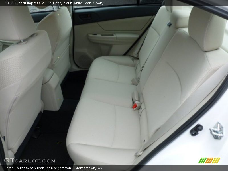  2012 Impreza 2.0i 4 Door Ivory Interior