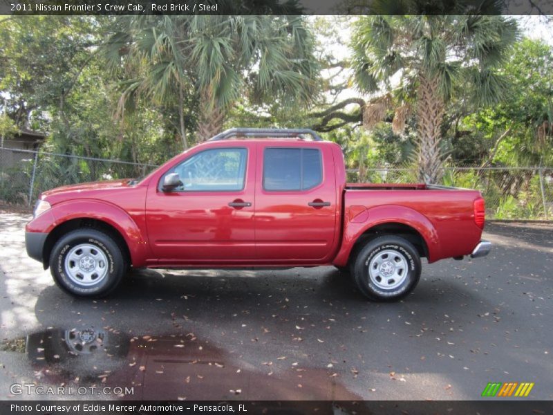  2011 Frontier S Crew Cab Red Brick