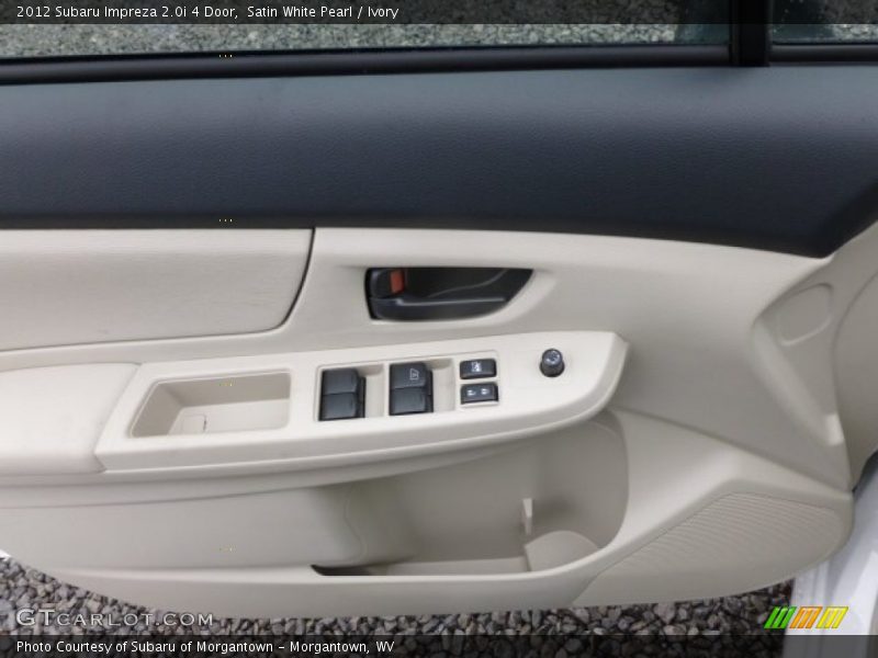 Satin White Pearl / Ivory 2012 Subaru Impreza 2.0i 4 Door