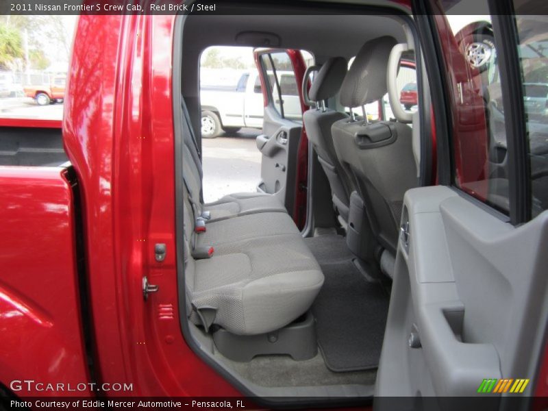 Red Brick / Steel 2011 Nissan Frontier S Crew Cab