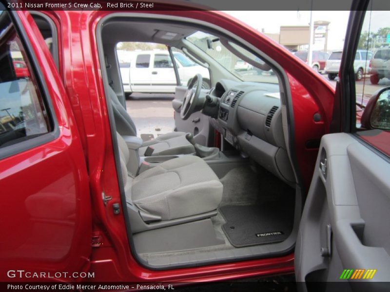 Red Brick / Steel 2011 Nissan Frontier S Crew Cab
