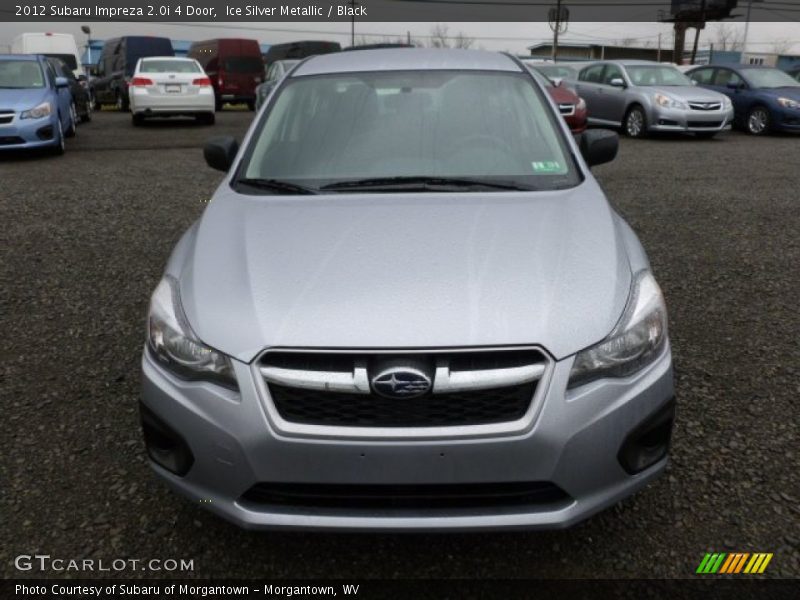Ice Silver Metallic / Black 2012 Subaru Impreza 2.0i 4 Door