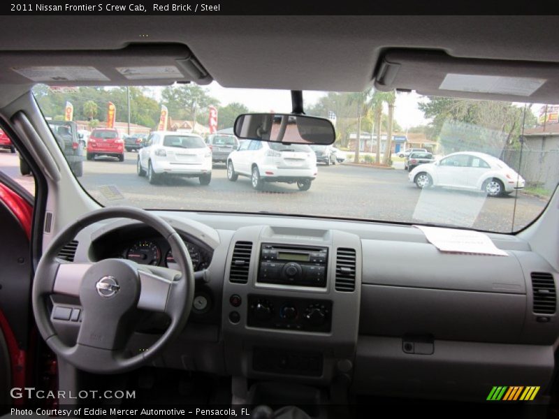 Red Brick / Steel 2011 Nissan Frontier S Crew Cab