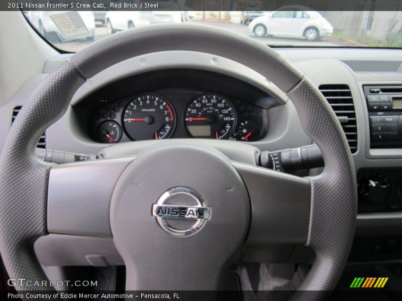 Red Brick / Steel 2011 Nissan Frontier S Crew Cab