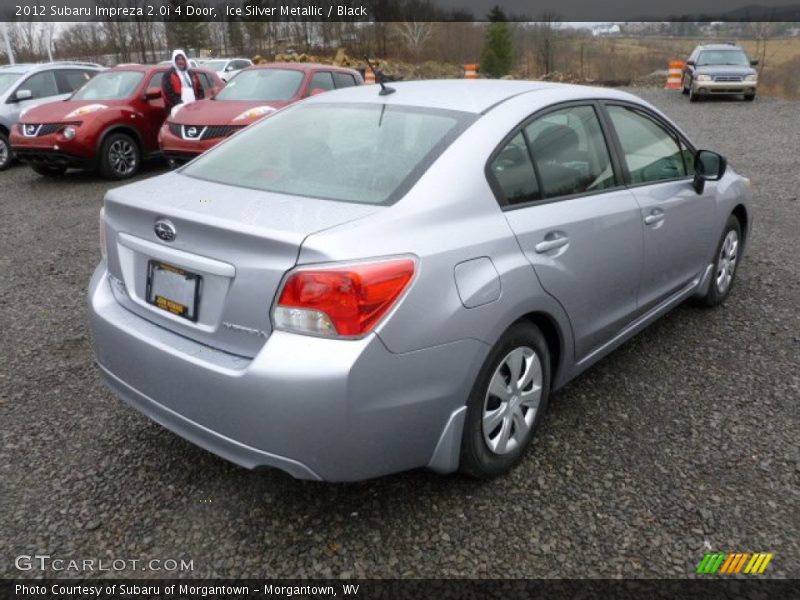 Ice Silver Metallic / Black 2012 Subaru Impreza 2.0i 4 Door