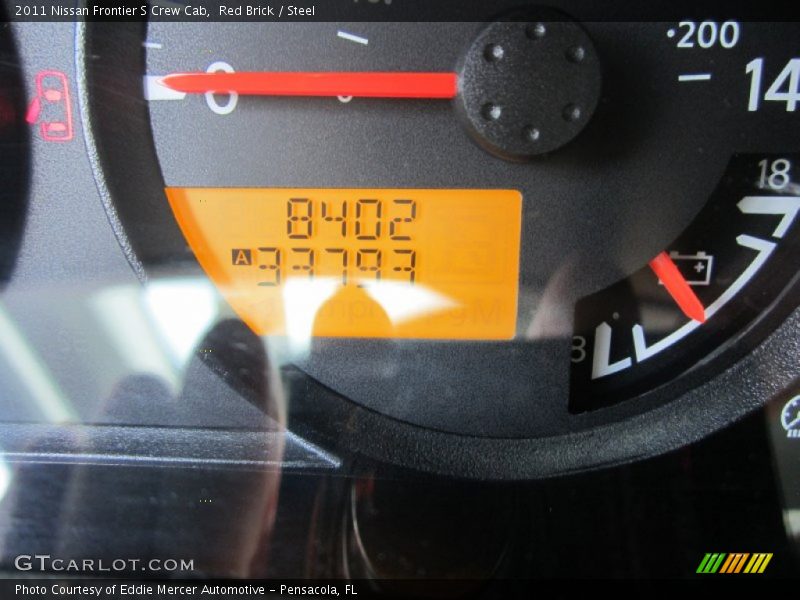 Red Brick / Steel 2011 Nissan Frontier S Crew Cab