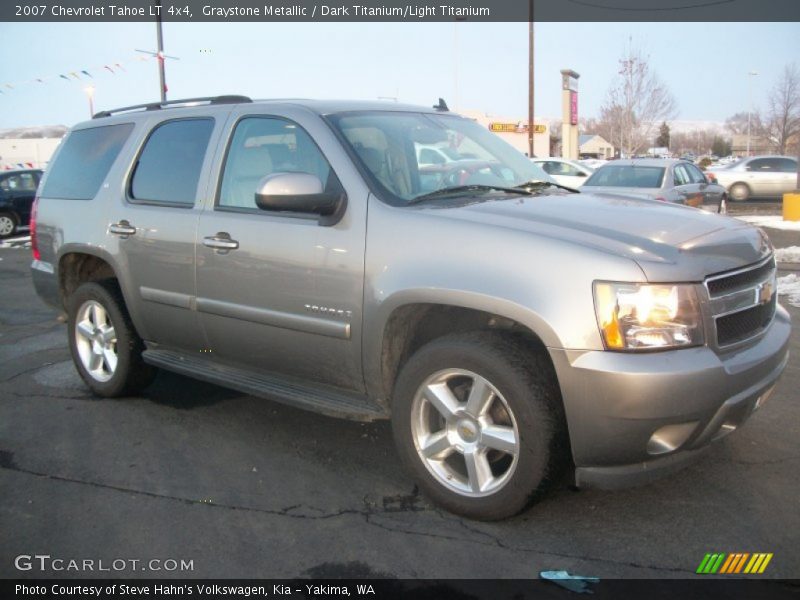 Graystone Metallic / Dark Titanium/Light Titanium 2007 Chevrolet Tahoe LT 4x4