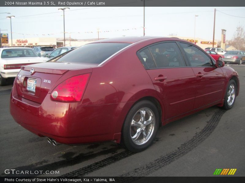 Red Opulence / Cafe Latte 2004 Nissan Maxima 3.5 SL